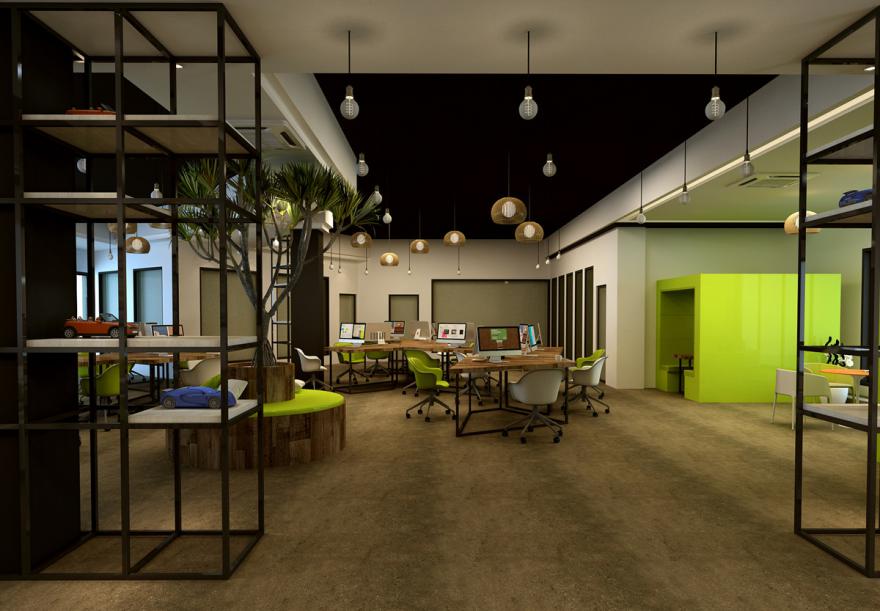 康诺网络办公室设计