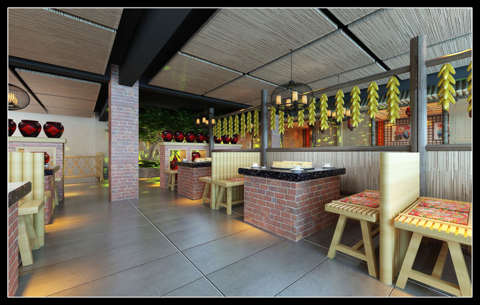 铁锅炖鱼美食店