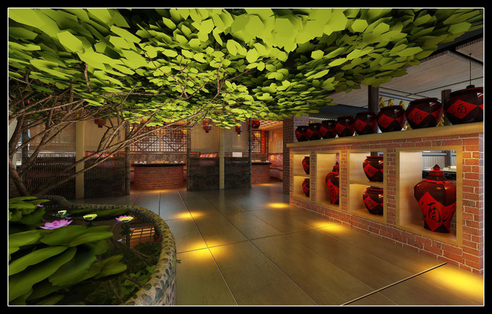 铁锅炖鱼美食店