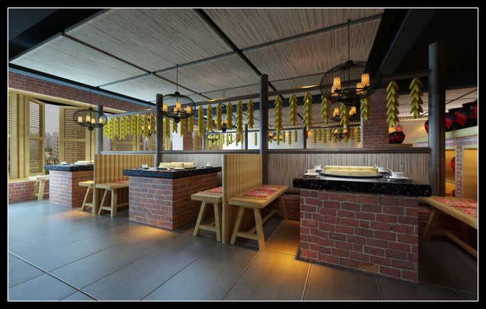 铁锅炖鱼美食店