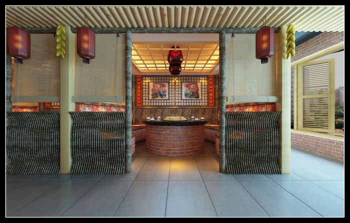 铁锅炖鱼美食店