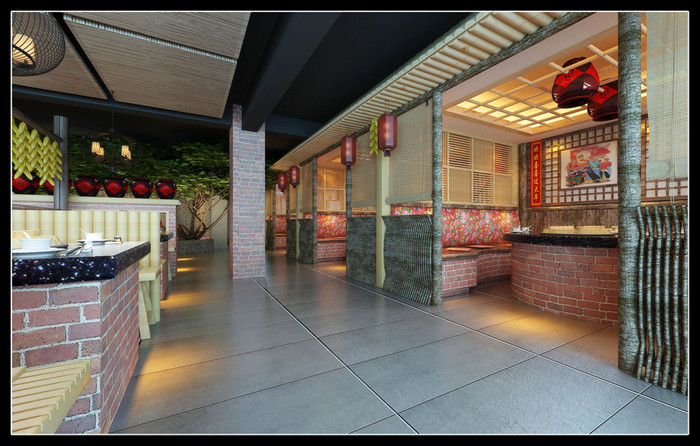 铁锅炖鱼美食店