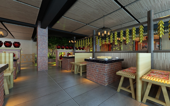 铁锅炖鱼美食店