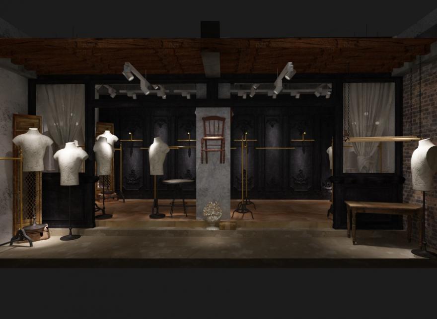 永康路潮流店服装店装修