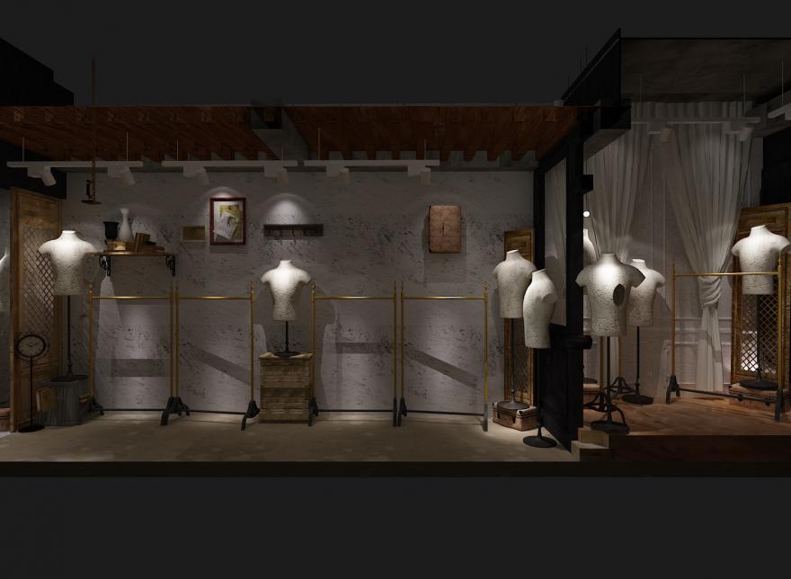 永康路潮流店服装店装修