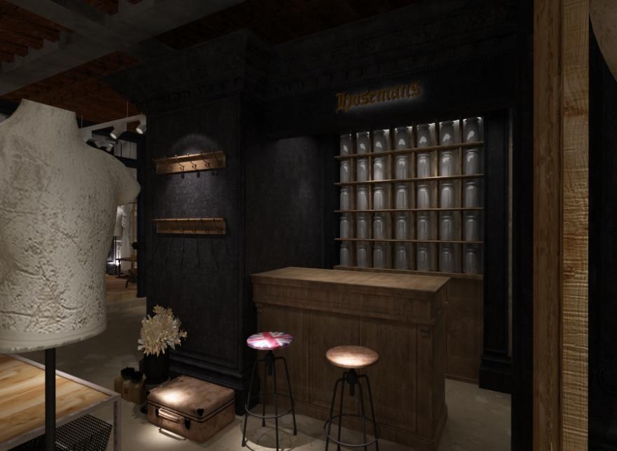 永康路潮流店服装店装修