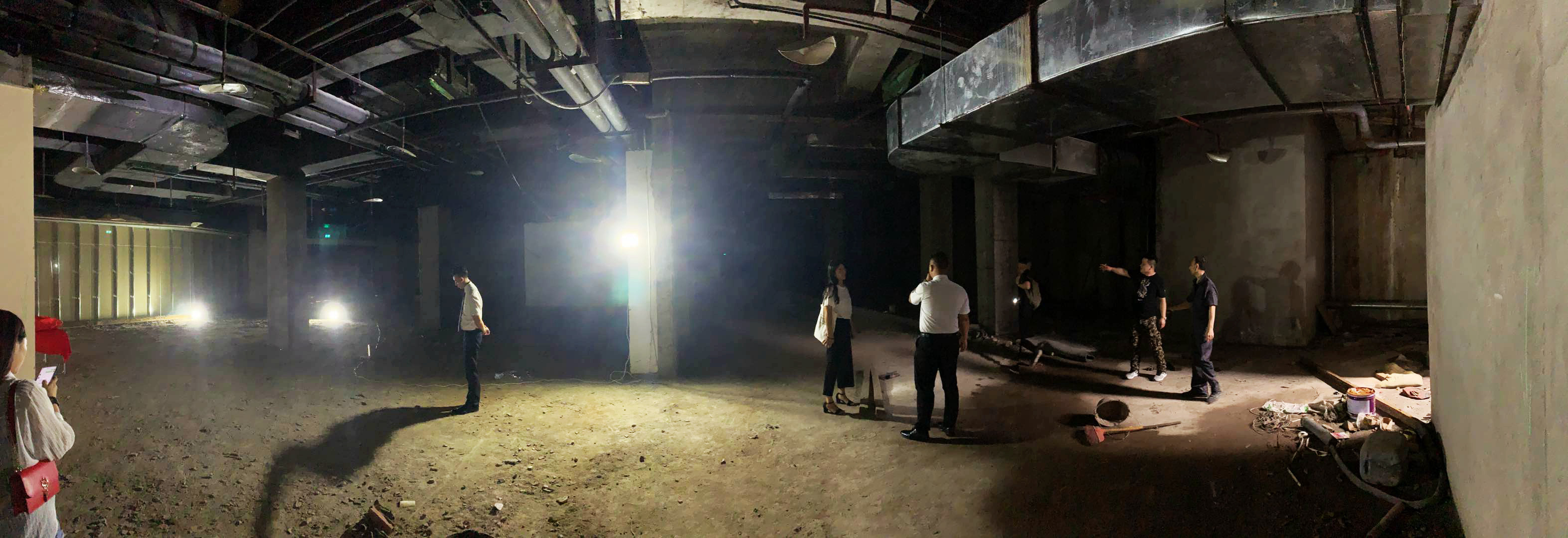 舞蹈室装修工地现场